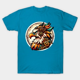 Steampunk Anthro Avian Griffin Art T-Shirt